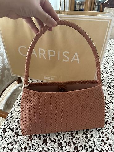 Смарт браслеты: Carpisa qadın çantası - Model: toxuma fakturalı çiyin/əl çantası - — 1