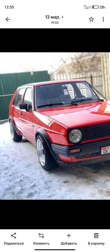 mini coper: Volkswagen Golf: 1984 г., Хэтчбэк — 2