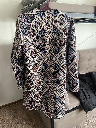 zara 38: Пальто, Кокон, Осень-весна, По колено, 2XL — 2