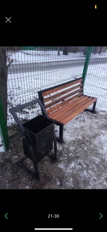 форма снеговика для мальчика: Скамейка Металл, Со спинкой, С крышей