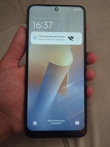 Redmi: Redmi Note 12, 128 GB, rəng - Qara, Barmaq izi, Face ID, Sensor
