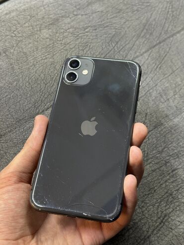 продам айфон 5s бу: IPhone 11, Б/у, 128 ГБ, Черный, Защитное стекло, Чехол, 72 %