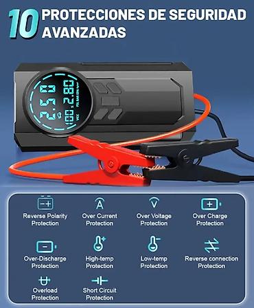 10 lato: Avtomobil Jump Starter + Hava Kompressoru - Bütün hava şəraitində — 2