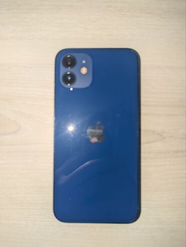 Apple iPhone: IPhone 12, Б/у, 128 ГБ, Pacific Blue, Чехол, Коробка, 81 %