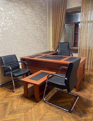 masaüstü ofis seti: TƏCILI!!!! ‼️‼️ Çox keyfiyyətli Ofis kabinet mebel dəsti Tərkibi: - — 6