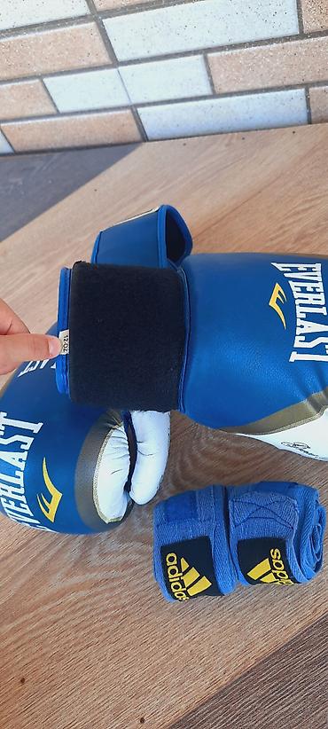 İdman alətləri: Everlast boks əlcəkləri + Adidas sarğı dəsti - Brend: Everlast — 2