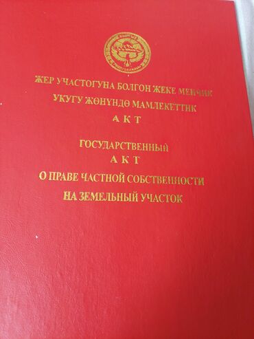 купить участок в кызыле: 691 соток, Для бизнеса, Красная книга, Тех паспорт, Договор дарения