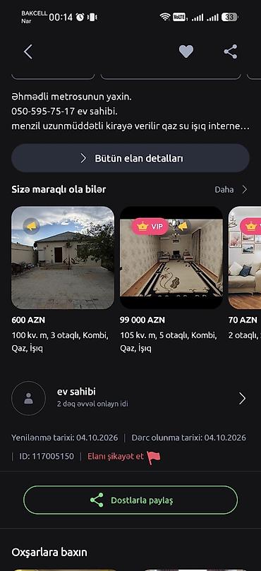 zal studio evler: SAXTADIR İNANMAYIN!!! BU MƏXLUQ SAXTA ELANLAR PAYLAŞIR CAMAATI ALDADIR — 2