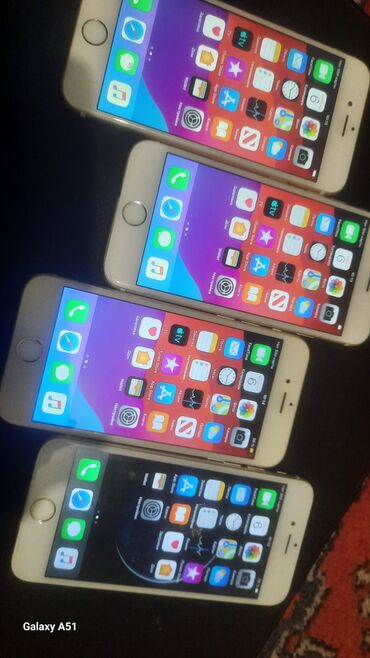 iphone 6 цена бу: IPhone 6, Колдонулган, 16 ГБ, Күмүш, Заряддоочу түзүлүш, 100 %