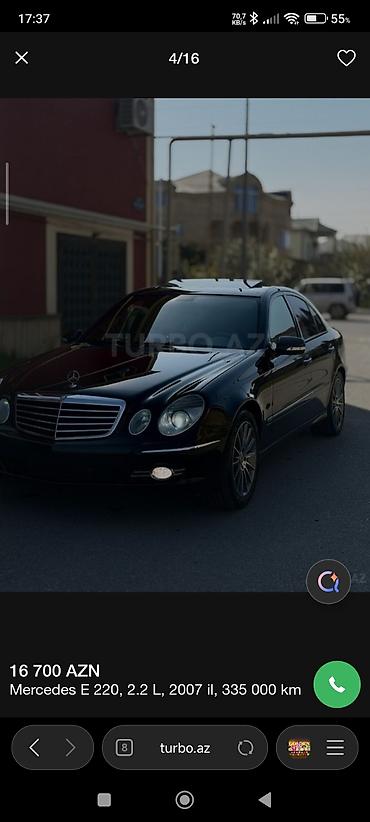 w212 mercedes: Mercedes-Benz E 220: 2.2 l | 2007 il Sedan — 4
