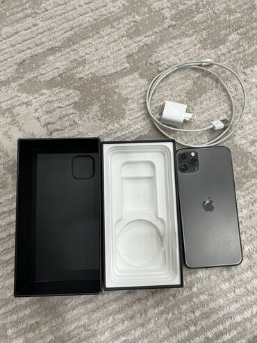 Apple iPhone: IPhone 11 Pro Max, 256 ГБ, Чехол, Кабель, Коробка, 100 %