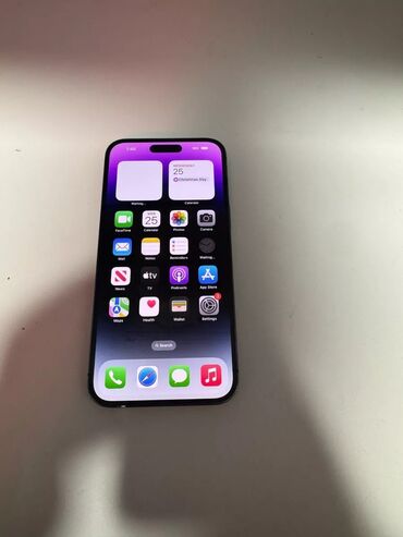 Apple iPhone: IPhone 14 Pro Max, 128 GB, Barmaq izi, Face ID