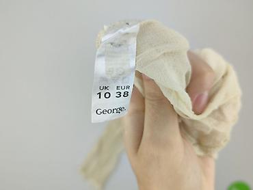 biale klapki hermes: George, Sukienka damska, rozmiar M — 4