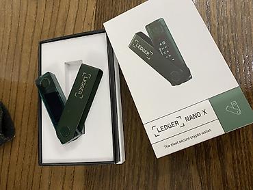 Ladger Nano X Emerald Green покупал в Алматы за 117тыс тенге чек не
