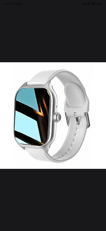 smart wacth: Yeni, Smart saat, Smart, Sensor ekran, rəng - Ağ — 1