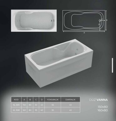 Vannalar: Yeni Vanna, Ödənişli çatdırılma -da lalafo.az — 18 Vannalar: Yeni Vanna, Ödənişli çatdırılma — 18