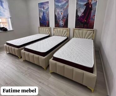 Masa və oturacaq dəstləri: Yeni, Təknəfərlik çarpayı, Bazasız, Matras ilə, Siyirməsiz