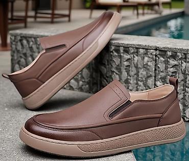 bjk forması: Məhsul: Kişi slip-on ayaqqabısı - Material: yumşaq, möhkəm süni dəri — 1