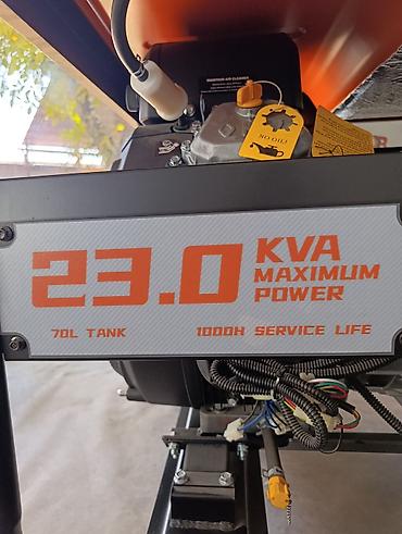 220v: Бензиновый генератор AGM Power 23.0 kVA, двухцилиндровый Мощный — 3