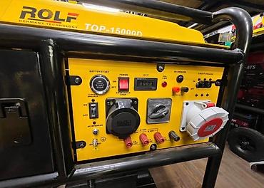 Генераторы: Бензогенератор ROLF TOP-15000D (Germany Technology) Мощная — 2