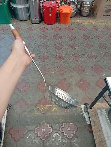 шумовой: Шумовка/дуршлаговая ложка из нержавеющей стали с перфорацией и — 2