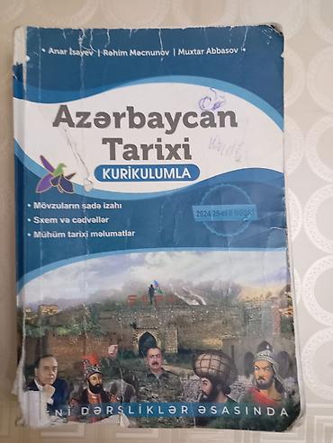 Testlər: Azərbaycan Tarixi Testlər 11-ci sinif, Anar İsayev, DİM, 1-ci hissə, 2024 il — 3
