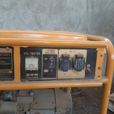 Счетчики: 6500EB model nömrəli benzin generatoru, təkfazalı elektrik təchizatı