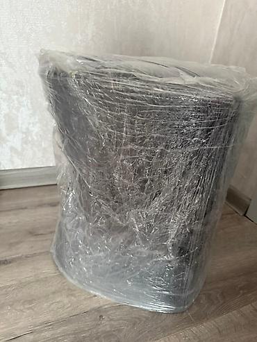 streç: Yeni, Pufik oturacaq, Dəri, rəng - Boz, Pulsuz çatdırılma — 2