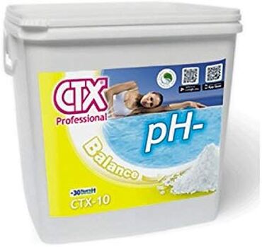 химия бассейн: PH Минус необходим для понижения уровня pH воды в бассейне при