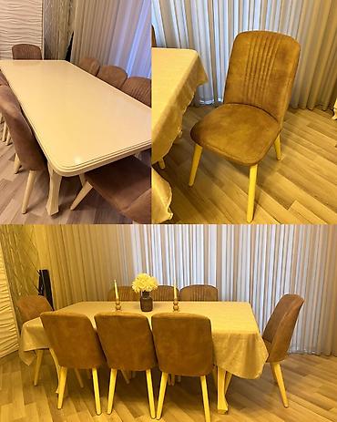 Дом и сад: Masa dəsti satılır 520₼. 8 oturcağı var.Ünvan Nərimanov. 6036 — 1