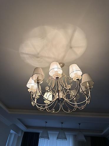 led isiqlar: Çılçıraq, 10 və daha çox lampa, Metal — 2