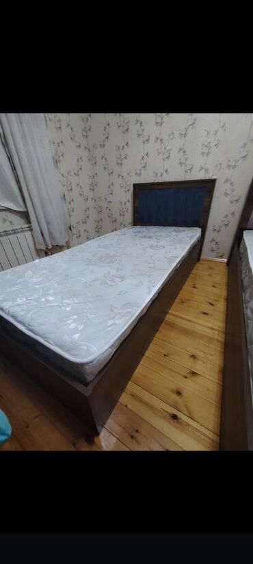 Çarpayılar: İşlənmiş, Təknəfərlik çarpayı, Matras ilə, Siyirməsiz — 6