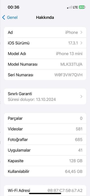 ipad mini 5 128: IPhone 13 mini, 128 GB, Qırmızı, Zəmanət, Barmaq izi, Face ID