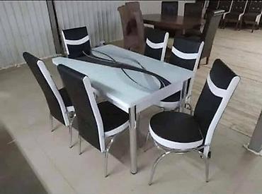 Setovi stolova i stolica: AKCIJAAA STO I 6 STOLICA 300EUR Roba iz uvoza. Atraktivni dezeni — 5