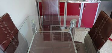 Setovi stolova i stolica: Prodajem trpezarijski sto sa 6 stolica, dimenzije stola su 150x90 — 3