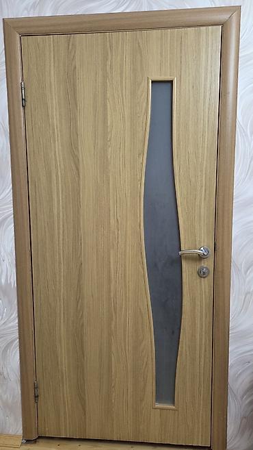 plastik qap: Taxta teksturalı daxili qapı - Material: ağac teksturalı laminasiya — 1