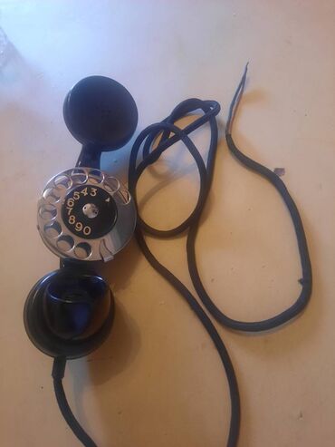 Ostali antikviteti: Stara retro ispitna telefonska/bakelitna slusalica - VINTAGE Nepoznato — 2