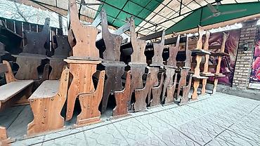 Комплекты столов и стульев для пикника: Продается Б/У мебель для летних площадок Топчаны Столы Скамьи — 10