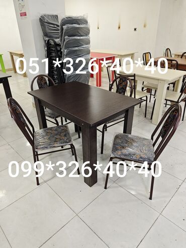 Masa və oturacaq dəstləri: Mətbəx üçün, Yeni, Açılmayan, Dördbucaq masa, 4 stul -da lalafo.az — 35 Masa və oturacaq dəstləri: Mətbəx üçün, Yeni, Açılmayan, Dördbucaq masa, 4 stul — 35