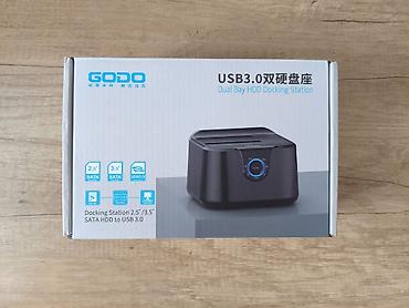 Другие комплектующие: Док-станция GODO GDPD01T для SATA жестких дисков/SSD 2.5/3.5 с — 10