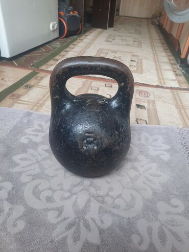 набор гирь для спорта: Гиря чугунная 24 кг. Эспандер в подарок - Классическая форма с широкой