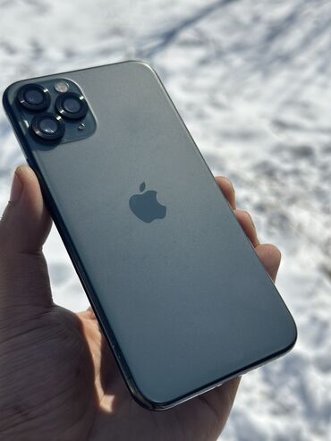 айфон хя: IPhone 11 Pro, Колдонулган, 64 ГБ, Жашыл, Коргоочу айнек, Каптама, 98 %