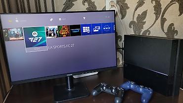 Видео оюндар жана приставкалар: СРОЧНО!!!PlayStation 4 (Fat) ПРОШИТЫЙ с двумя беспроводными геймпадами — 1