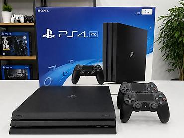ps4 aksesuar: Sony PlayStation 4 Pro – Jet Black, 1 TB Xaricden gelib, Bakida — 1