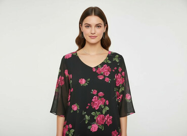 sukienka trapezowa 46: Sukienka damska, rozmiar L