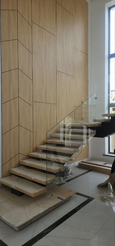 Готовые перила: Готовые перила, Материал: Стекло, Для лестницы — 10