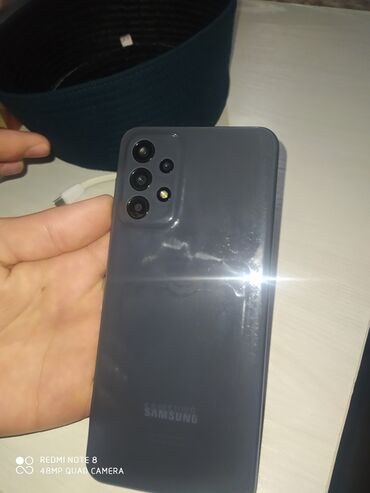 samsung 02: Samsung Galaxy A23, Б/у, 128 ГБ, цвет - Черный, 2 SIM