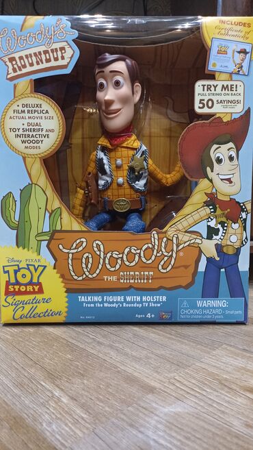 аккумулятор для детской машины: Говорящая фигурка Шерифа Вуди — Disney Pixar Toy Story Signature