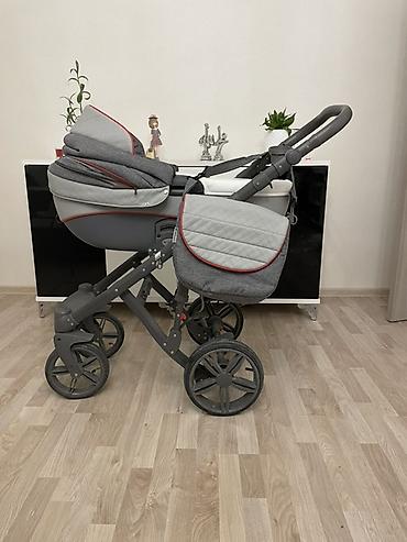 Uşaq dünyası: Uşaq arabası – transformasiya olunan 2‑də‑1 komplekt - Rəng: tünd — 9
