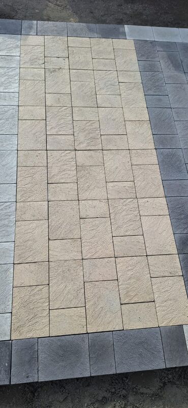 Tamet: Tamet döşəmə xidməti – dekorativ beton/daş təməli ilə həyət və giriş — 24